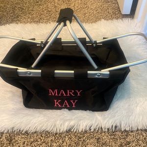Mary Kay embroidered arm basket
